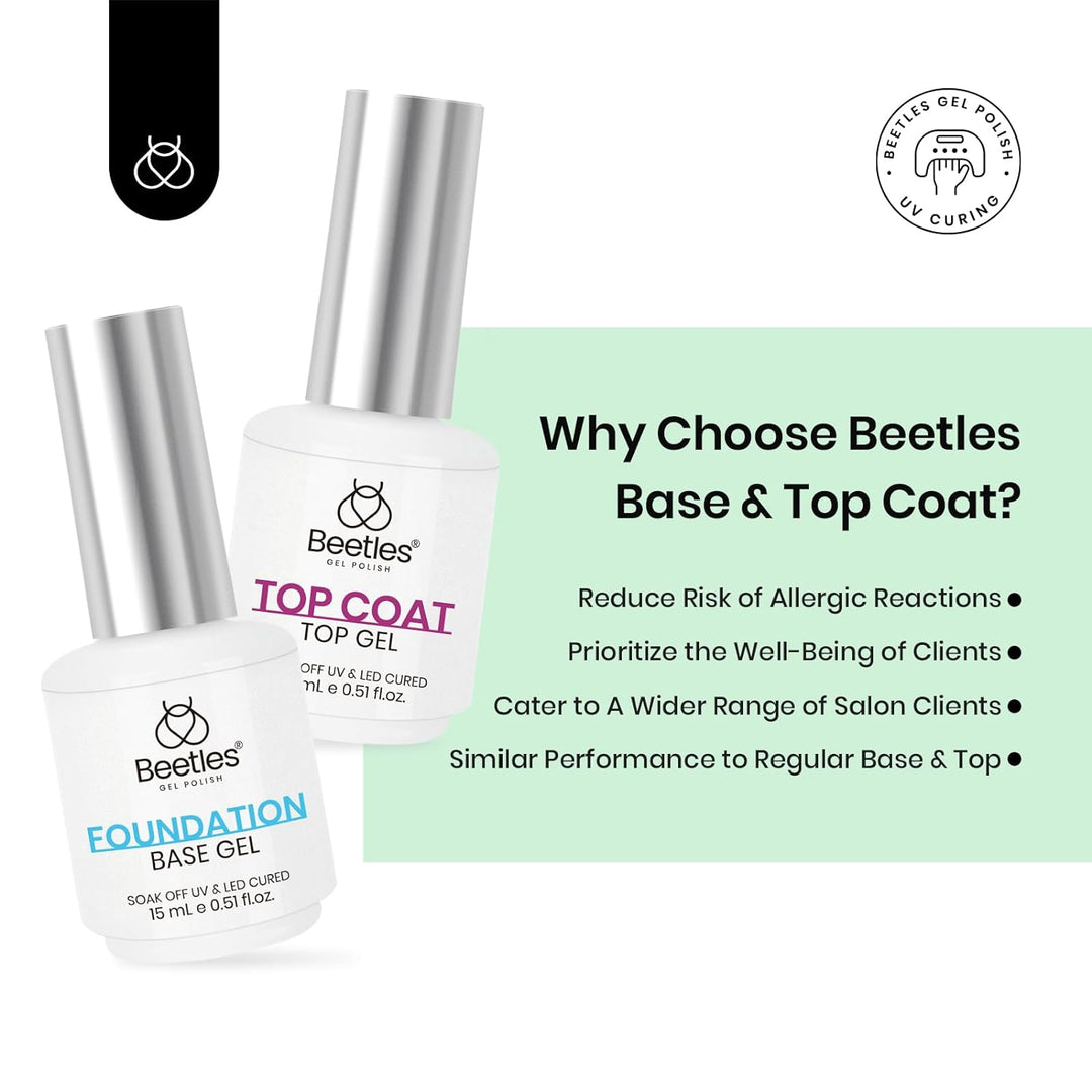 Beetles Gel Nail Polish Set | 3PCS 15ML | Long-Lasting Shine & Marble Effect