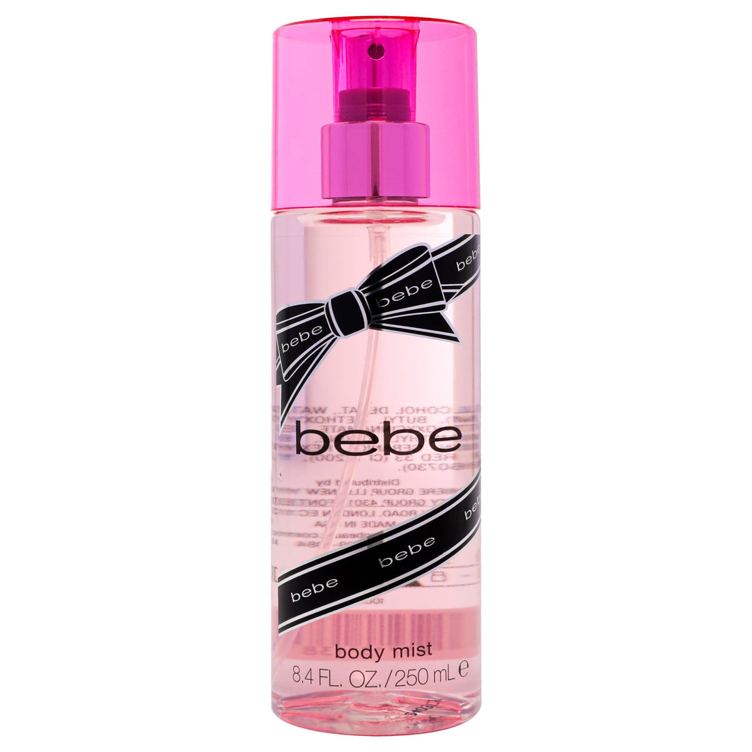 Bebe Silver Body Mist - Body Spray For Women With Mango, Tuberose, Peony, Jasmine, Rose, Cedarwood, Musk, And Sandalwood Long-La