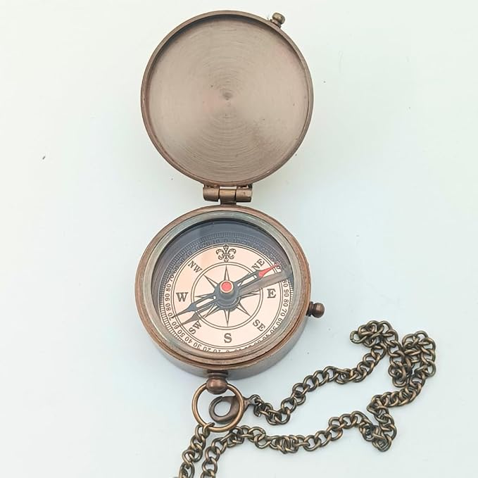 For I Know The Plans I Have For You, Jeremiah 29:11, Solid Brass Directional Engraved Compass, Baptism Gifts for Boys Girls, First Communion, Christian Gifts for Men, First Confirmation Gifts for Boys
