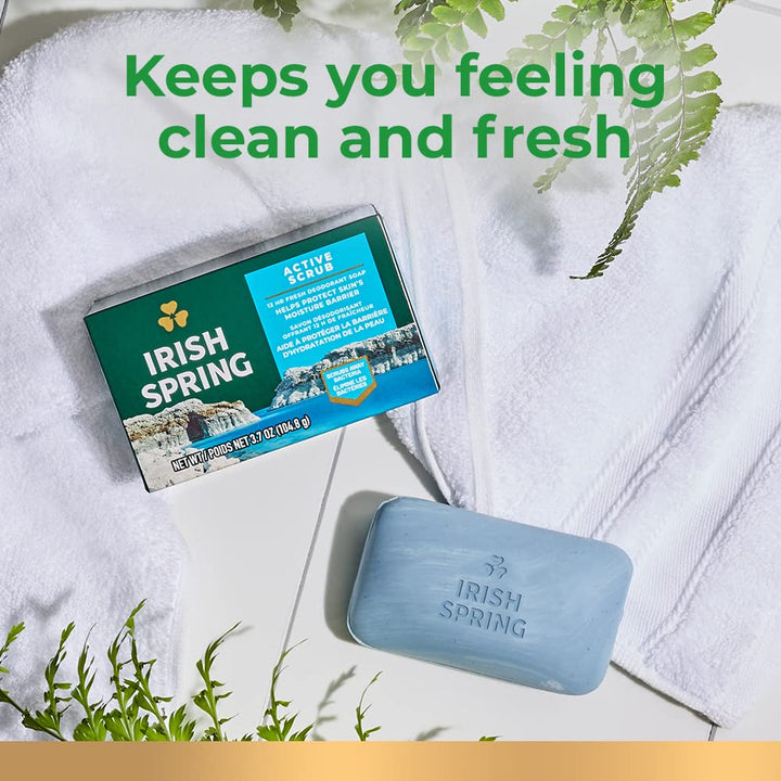 Aloe Vera Moisturizing Bar Soap | Irish Spring | 44.4 Oz | Hydrating Cleanser