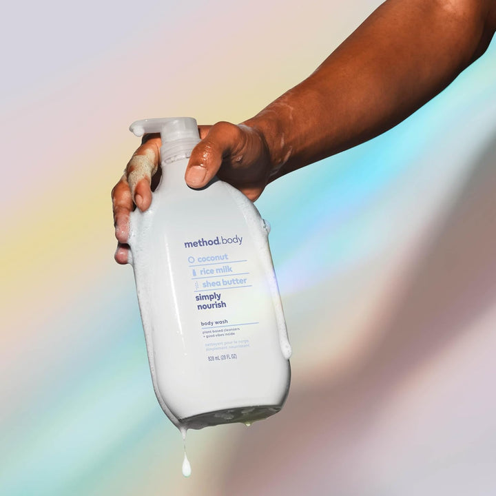 Method Body Wash | Simply Nourish | Biodegradable & Paraben-Free | 28 Oz