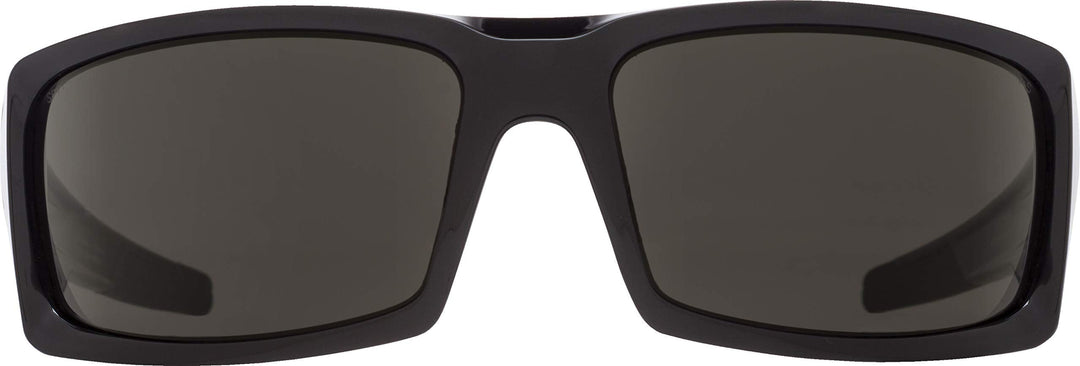 Spy Optic Men's General Rectangular Sunglasses, Ansi Black/Gray, 60 mm