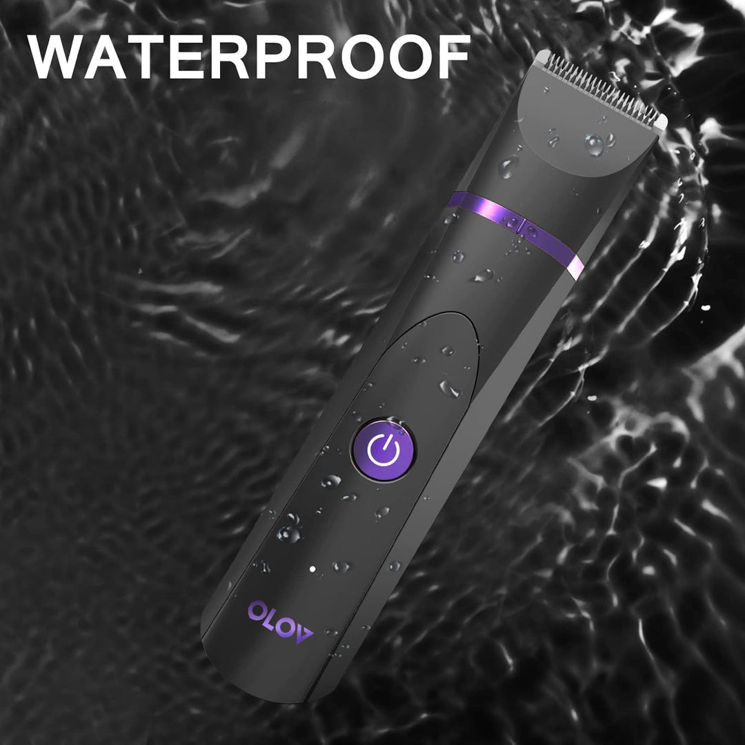 Electric Body Hair Trimmer | Waterproof Groomer for Men & Women | USB Rechargeable