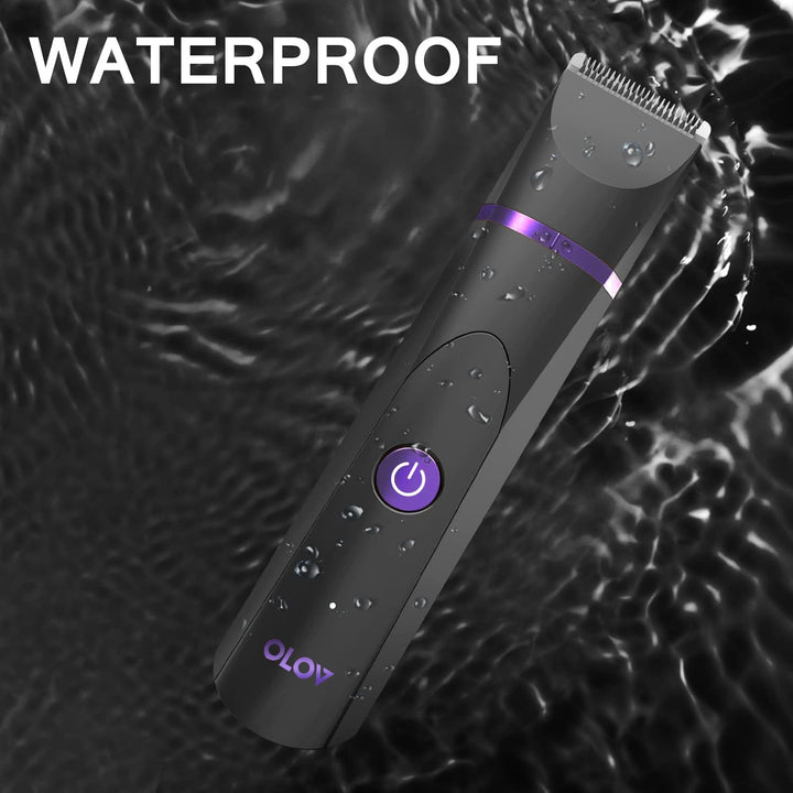 Electric Body Hair Trimmer | Waterproof Groomer for Men & Women | USB Rechargeable