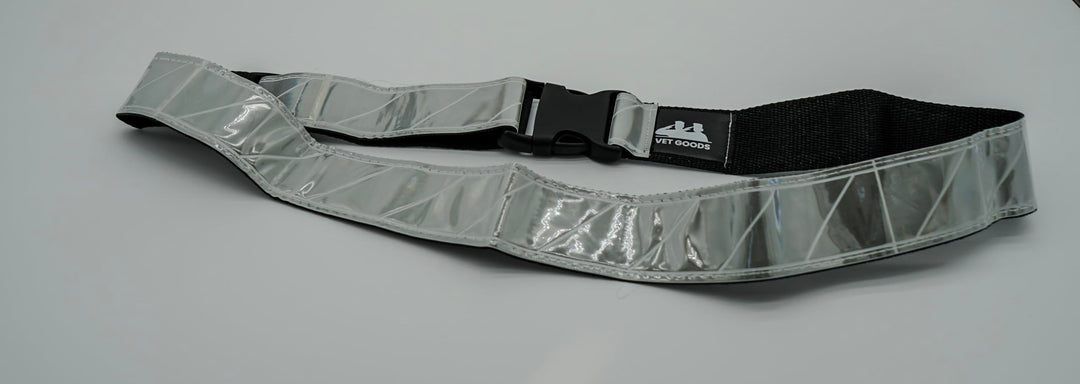 VET GOODS HEAVY DUTY REFLECTIVE BELT (White)