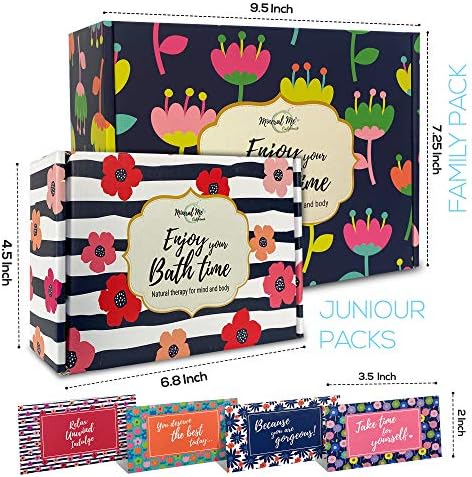 Bath Bombs for Women Gift Set - 24 Natural and Organic Bath Bombs with Essential Oils & Moisturizing Shea Butter, Spa Birthday Gift, Selfcare Gifts for Her, Women, Teen Girls, Kids, Bridesmaid Gift