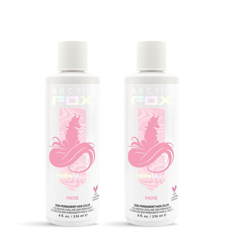 ARCTIC FOX Frose Vegan Semi-Permanent Hair Color Dye | 4 Fl Oz | Pack of 2