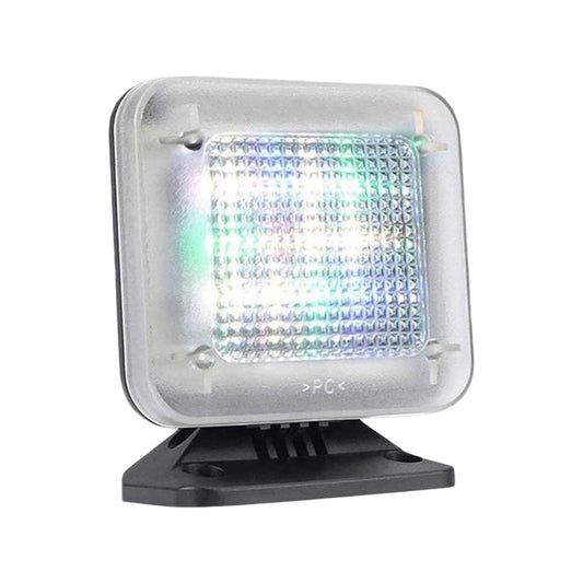 LED Lamp Fake TV Simulator Light, Anti-Burglar TV Light with 4 Modes, Deter Intruders - Timer & Dusk Sensor Night Security Lights for Home Security Burglary Protection (White)