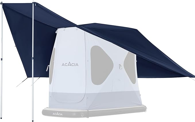 ACACIA Canopy 2-3 Person for Space Acacia Camping System, PU2000 Waterproof Camping Tarp for 4 Season Camping, UPF50+ Sunproof Tent Tarp with 2 Telescoping Poles, Carry Bag, Star Night