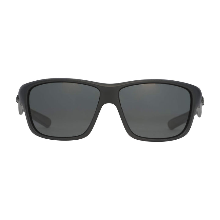 HUK, Polarized Lens Eyewear with Performance Frames, Fishing, Sports & Outdoors Sunglasses Panto, (Spar) Gray/Matte Black, Medium/Large