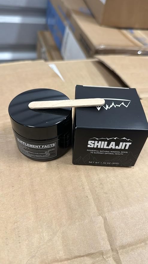Pure Himalayan Shilajit Resin – High Potency Shilajit for Men & Women, Pure Shilajit for Energy, Vitality, Stamina & Immune Support (50 Grams)