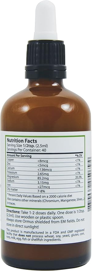 Ormus 3.4 Fl Oz - 100 ml | Concentrated Orme | Atomic Minerals | Heiltropfen®