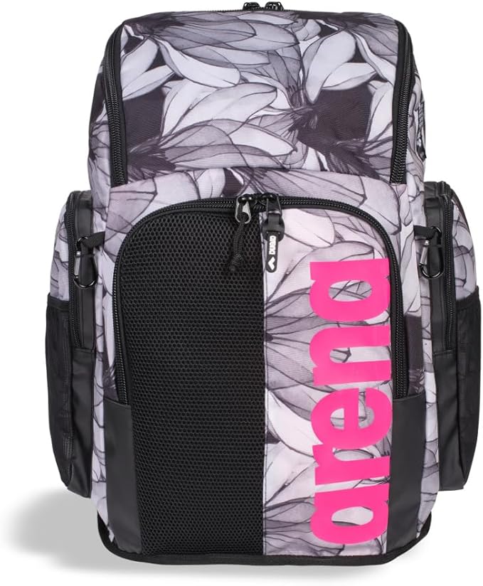 ARENA Spiky III Backpack 45 Swimming Athlete Sports Gym Rucksack Large Training Gear Equipment Swim Bag for Men and Women, 45 Liters, Seabed