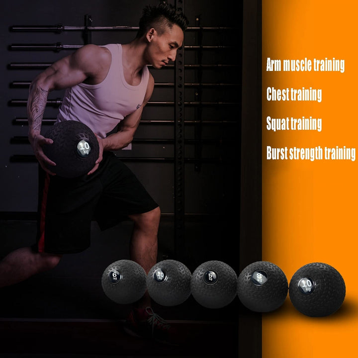 Medicine Ball Medicine Ball Slam Ball, Male and Female Core Strength Training Cross-Training Fitness Ball, Home Gym Multifunctional Fitness Equipment (Size : 4kg/8.8lb)