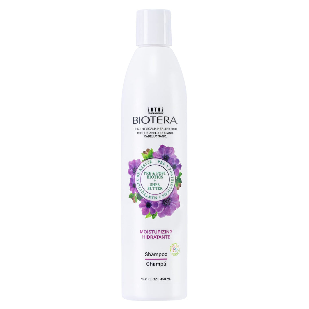 Biotera Moisturizing Shampoo | Hydrates & Moisturizes Dry, Medium, Fine Hair | Microbiome Friendly | Vegan & Cruelty Free | Para
