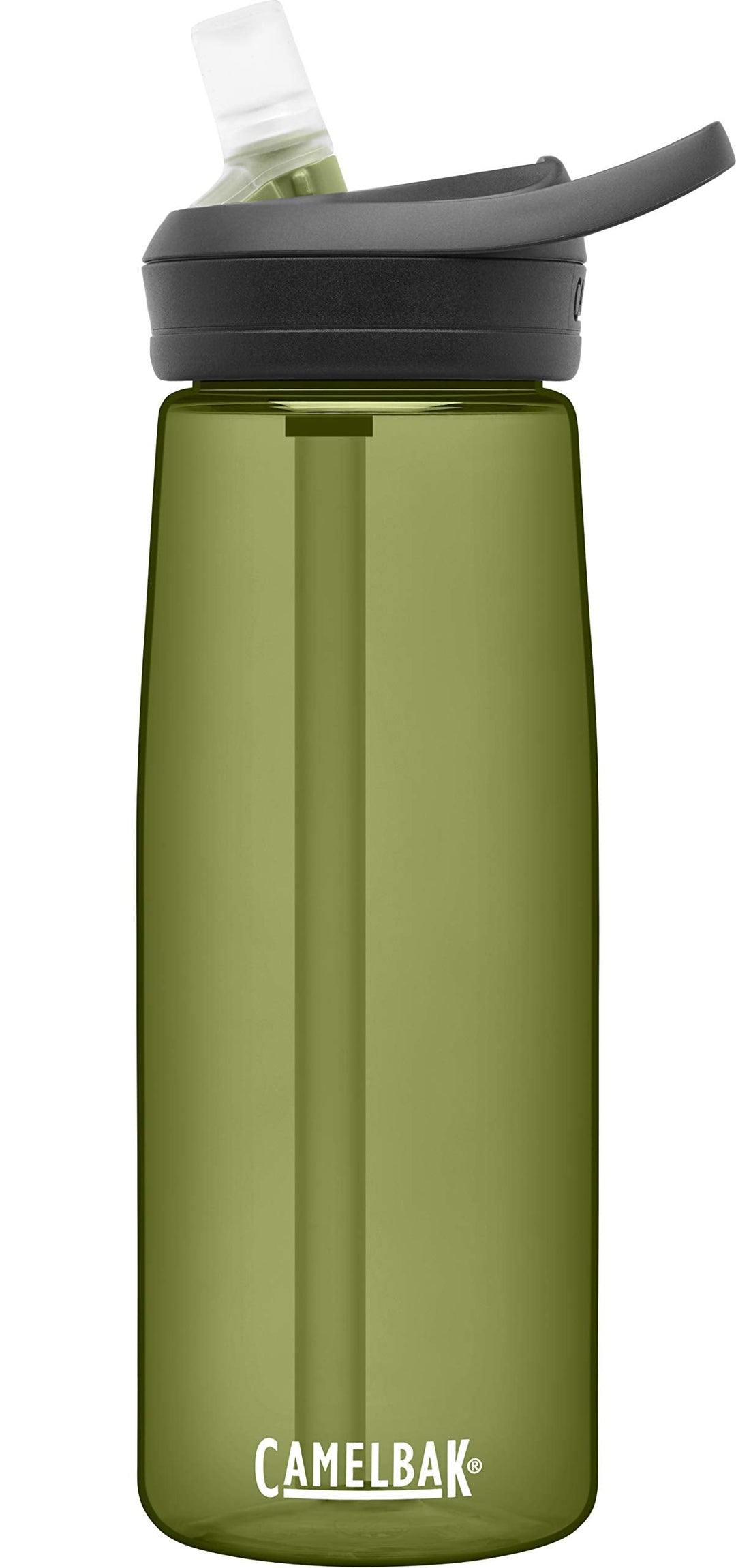 CamelBak eddy+ Water Bottle with Tritan Renew – Straw Top 25oz, Olive