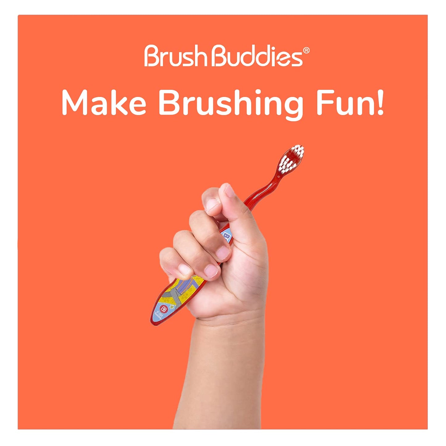 Brush Buddies JoJo Siwa Electric Toothbrush for Kids, Kids Sonic Toothbrush, Battery Powered Toothbrush, Toddler Toothbrush, Children's Oral Care
