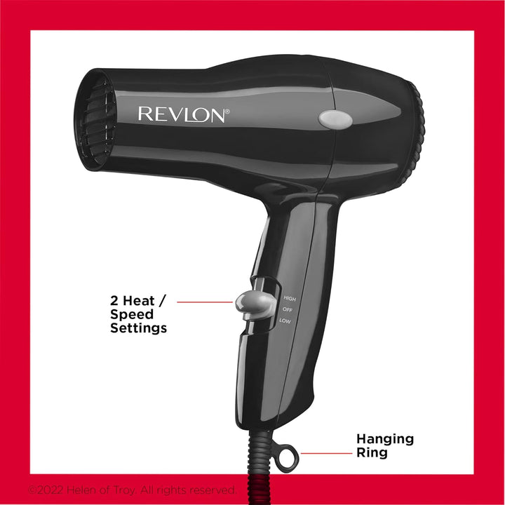 REVLON 1875W Compact Hair Dryer – Lightweight & Travel-Friendly | Yellow