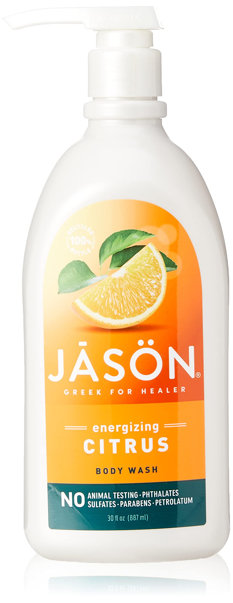 Jason Citrus Energizing Body Wash, For A Gentle Feeling Clean, 30 Fluid Ounces