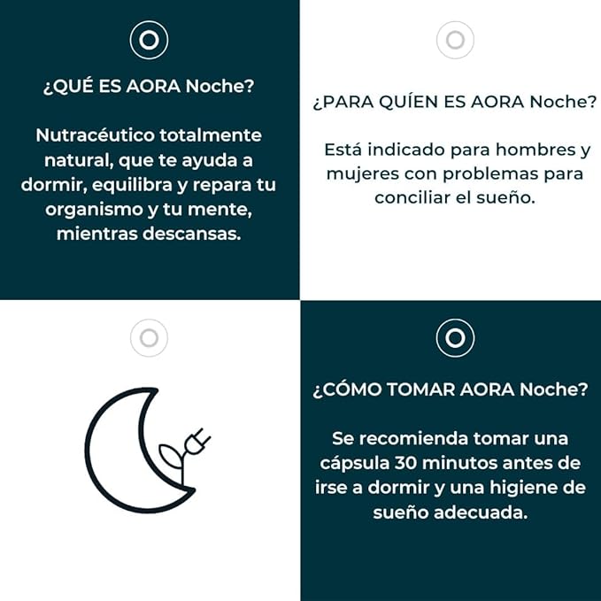 AORA Night | Sleeping Pills | Sleep aids for Adults | Relaxation | Antioxidant | Antiaging | Melatonin | Saffron | Vitamin B6 | Valerian Root | Passionflower | 30 Capsules (1 Month)