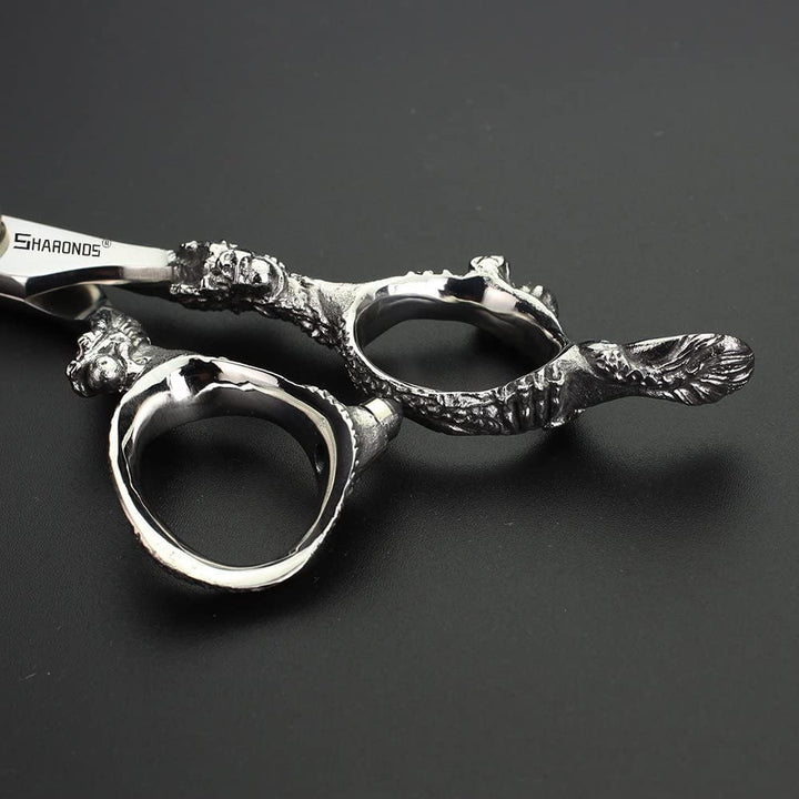 Hair Cutting Scissors Shears Professional Barber 6 inch Hairdressing Scissor Home Use for Man Woman Adults Kids Babies