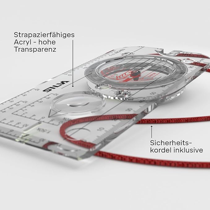 Silva Expedition 4 Rotatable Compass - 1:25k, 1:40k, 1:50k Scales - Advanced Navigation for Professionals - Hiking Compass