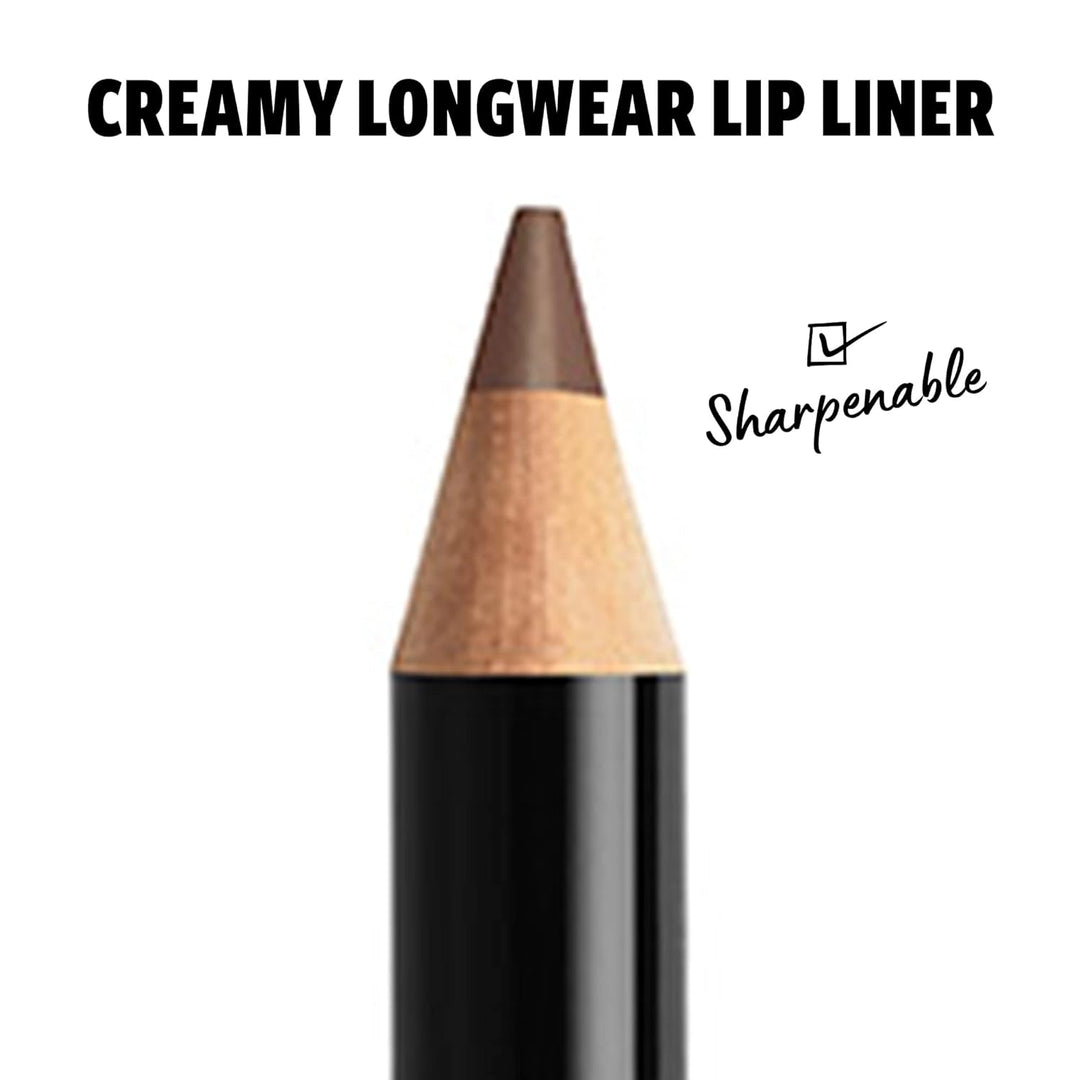 NYX Slim Lip Pencil | Long-Lasting Creamy Lip Liner | Hot Red - 2 Pack