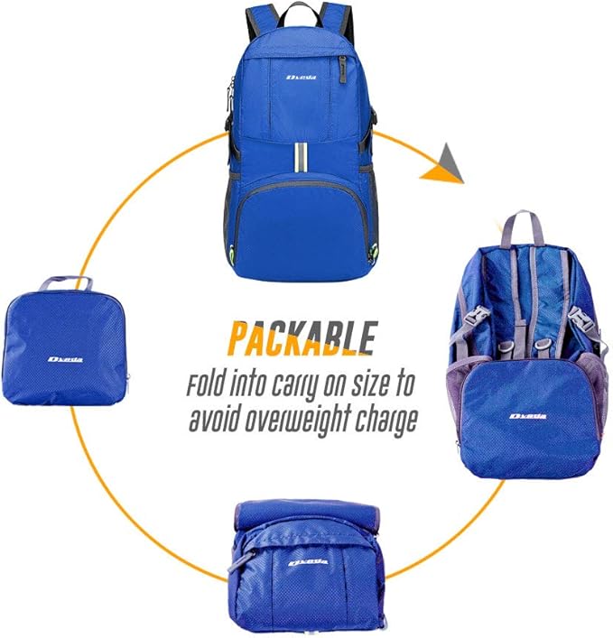 35L Lightweight Packable Backpack Waterproof Durable Hiking Travel Backpack Daypack