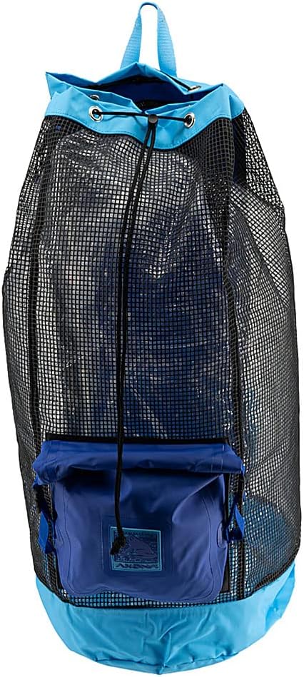 AKONA Huron DX Heavy Duty Mesh Backpack with Dry Bag