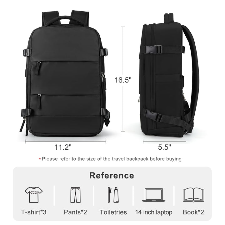 coofay Small Travel Backpack For Women Men Carry On Backpack Gym Backpack College Backpack Waterproof Backpack For Travelling Anti Theft Backpack Sports Backpack