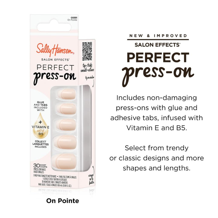 Sally Hansen Instant Cuticle Remover | Salon Effects Press-On Nails - 30 Designs