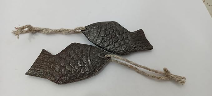 Iron Fish, 2 Pack Iron Fish for Iron Deficiency, A Natural Source of Iron, Safe Cooking Tool to Add Iron to Food and Water, Reduce Risk of Iron Deficiency, Iron Supplement for Pregnant Women & Vegans