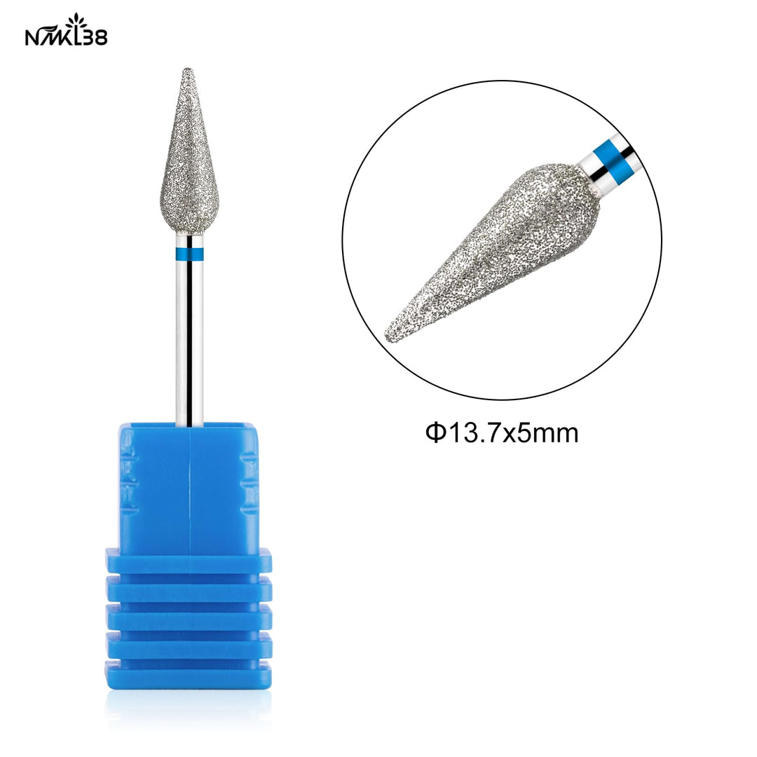 NMKL38 Diomond Nail Drill bit for Manicure and Pedicure Russian Electric File bits Cuticle Cleaner Tools