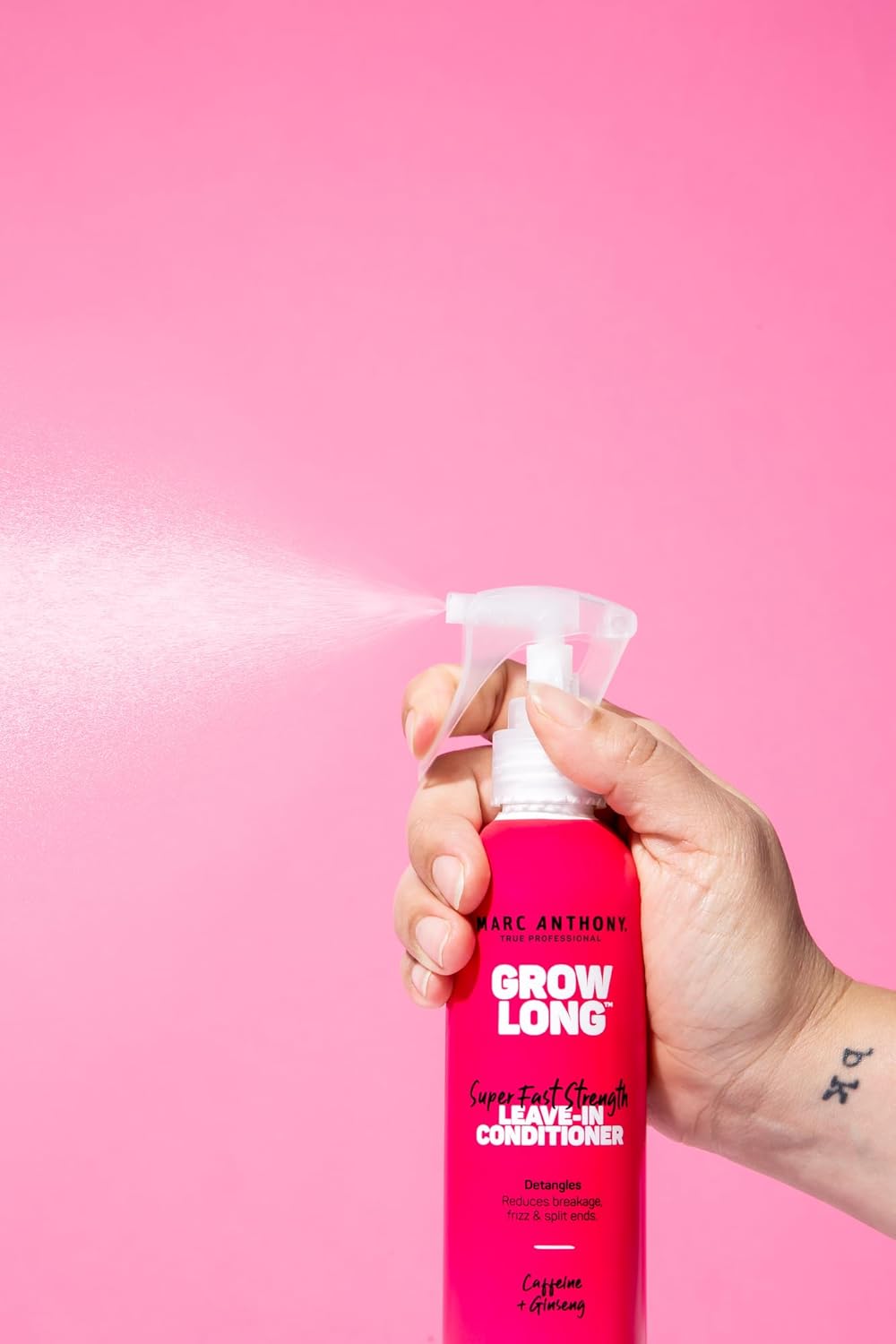 Marc Anthony Leave-In Conditioner Spray | Biotin Anti-Frizz Detangler for Curly, Damaged Hair
