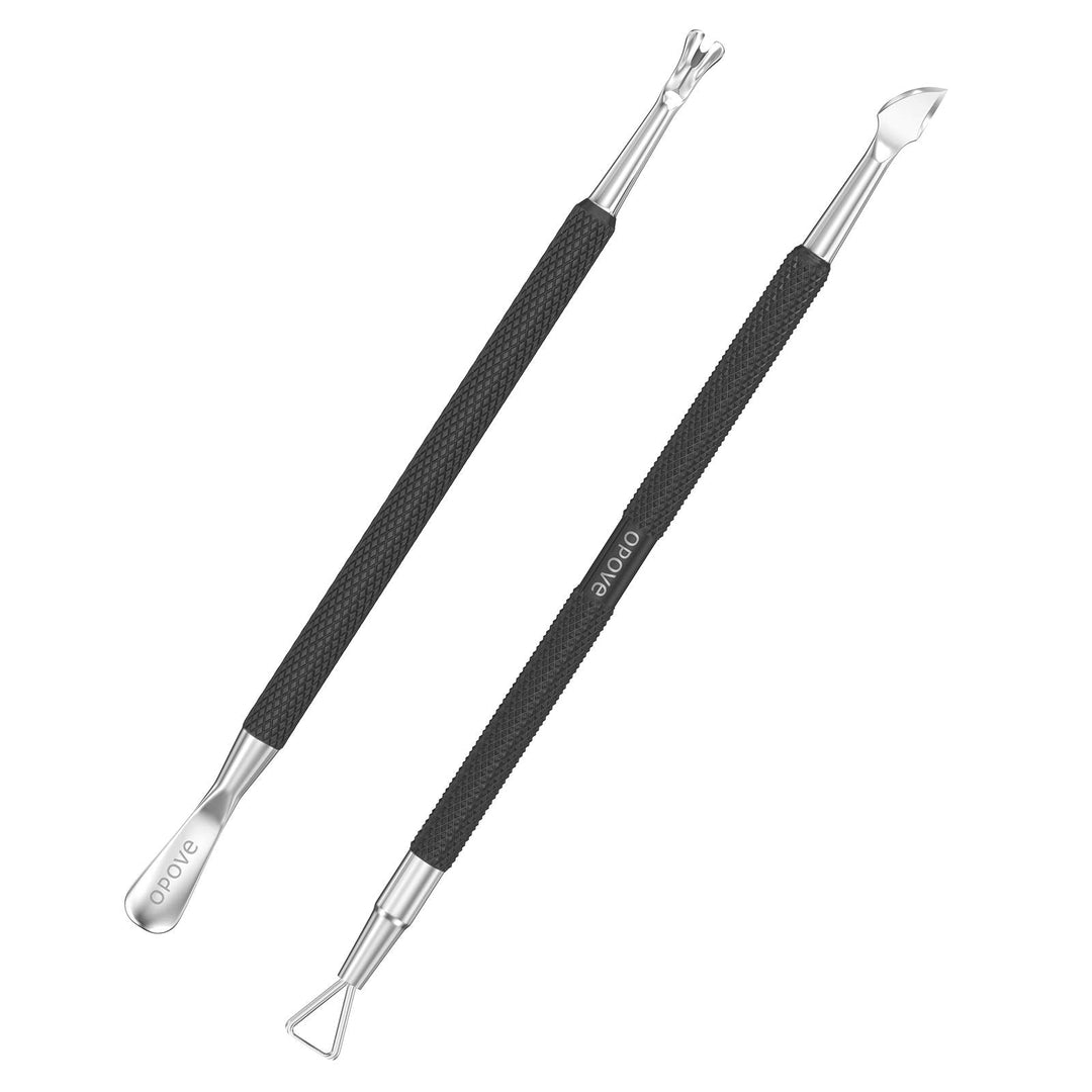 Cuticle Pusher Nail Polish Remover Stainless Steel Manicure Tool Set Gel Nail Polish Peeler Scraper Nail Cleaner Pedicure Kit Fo