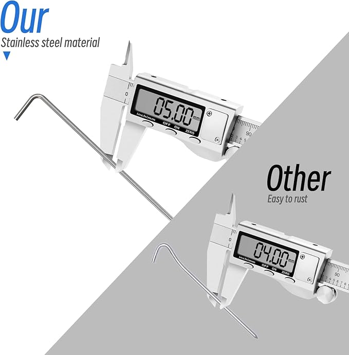 6 Pack Tent Stakes Pegs, 7’’ Metal Garden Stakes Spike, Tent Camping Pegs for Gardening & Canopies, Outdoor Christmas Decorations