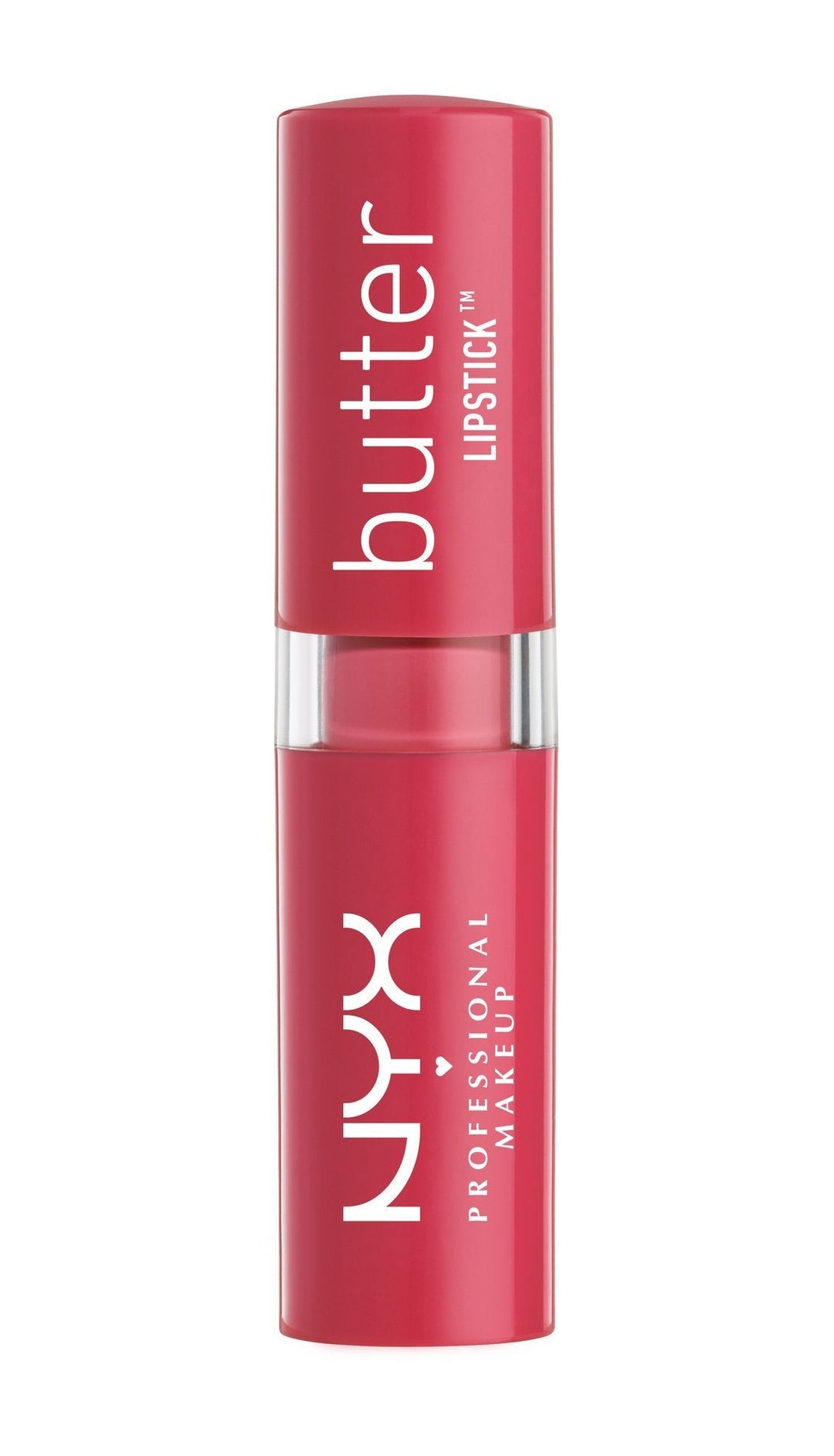 NYX Nyx cometics butter lipstick bls02 sweet tart - deep pink with blue undertone net wt. 0.16 Ounce (bls02 sweet tart)