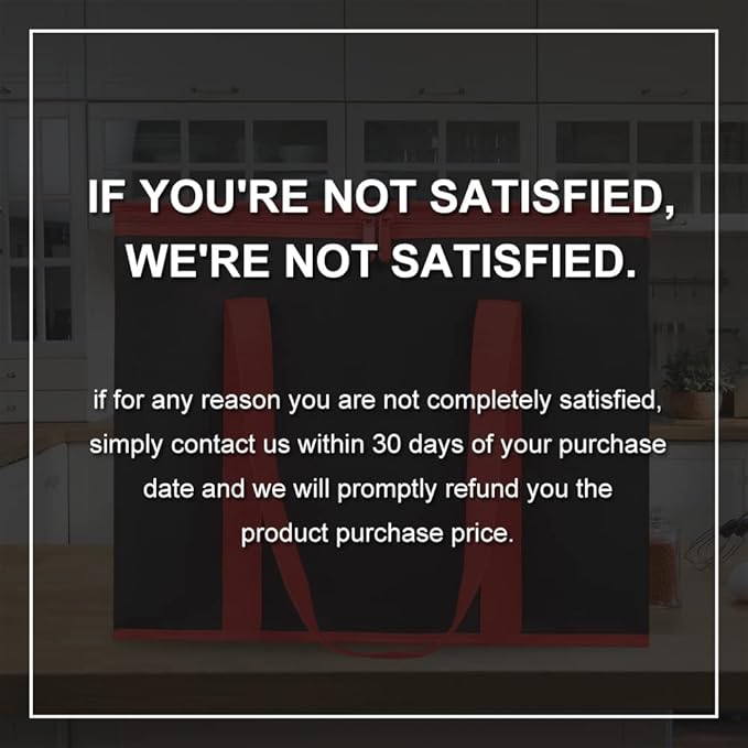 Insulated Reusable Grocery Shopping Bags, 4 Packs