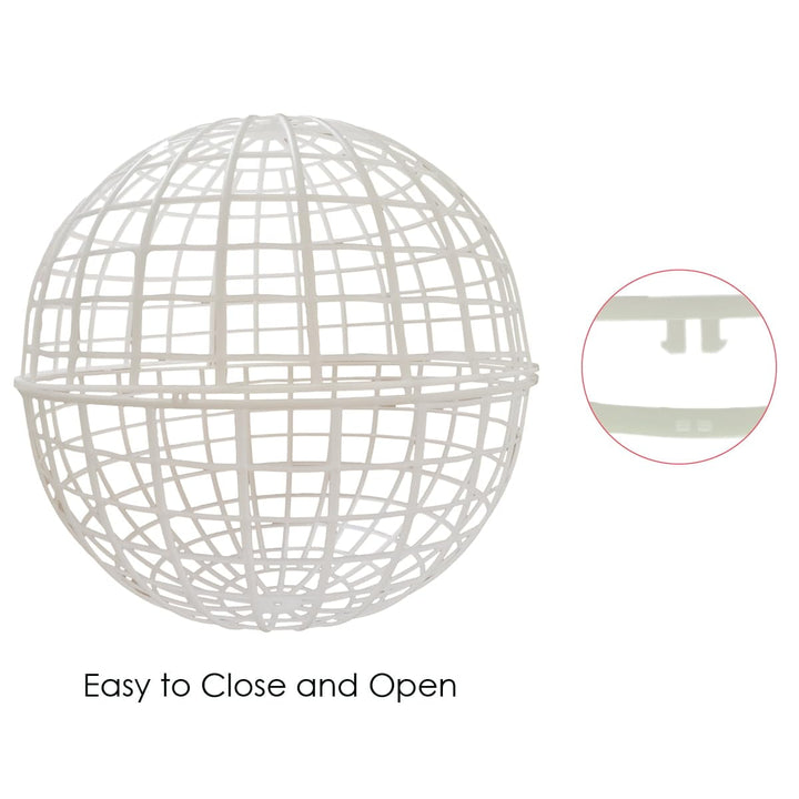 20CM Ball-Shaped Movable Chicken Coop, Outdoor Rollable Round Chicken Cage, Rabbits Ducks Safe Walking Cage, Chicks Ball Cage for Pet Outdoor Farm Use