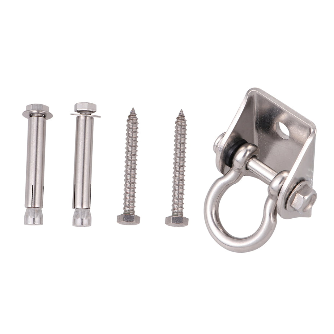LOLIPPYY Stainless Steel Swivel Hook for Hammock Swing Chair Home Use Silver 360 Degree Rotation Without Twisting 1 Set