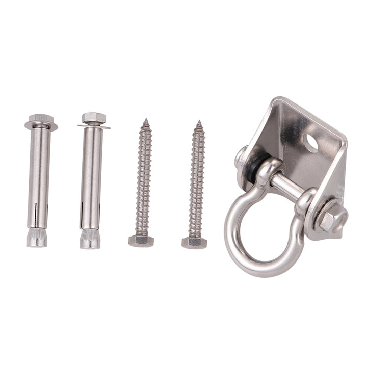 LOLIPPYY Stainless Steel Swivel Hook for Hammock Swing Chair Home Use Silver 360 Degree Rotation Without Twisting 1 Set
