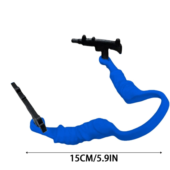 3D Printed Poultry Arm Accessories –Chicken arms to Put on Chickens, Roosters & Farm Pranks! Hilarious Coop Decor, Neck-Mounted Toy Gifts(Blue, 1)