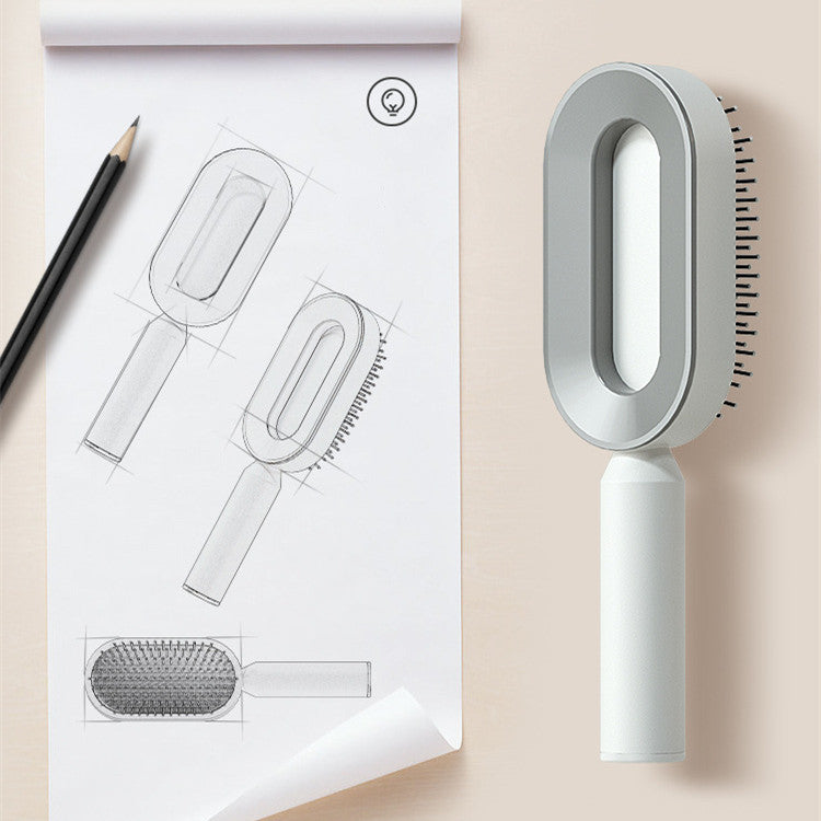 Smart Self-Cleaning Hair Brush