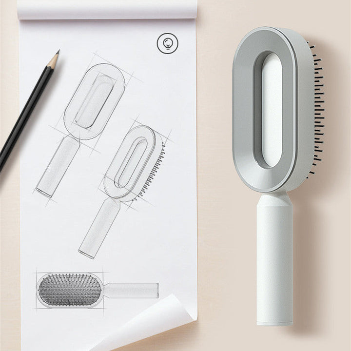 Smart Self-Cleaning Hair Brush