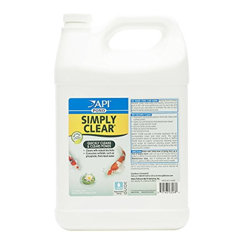 API POND SIMPLY CLEAR Pond Water Clarifier 1-Gallon Bottle