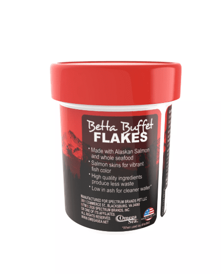 Omega™ Betta Buffet Flakes Fish Food, 0.28 Oz