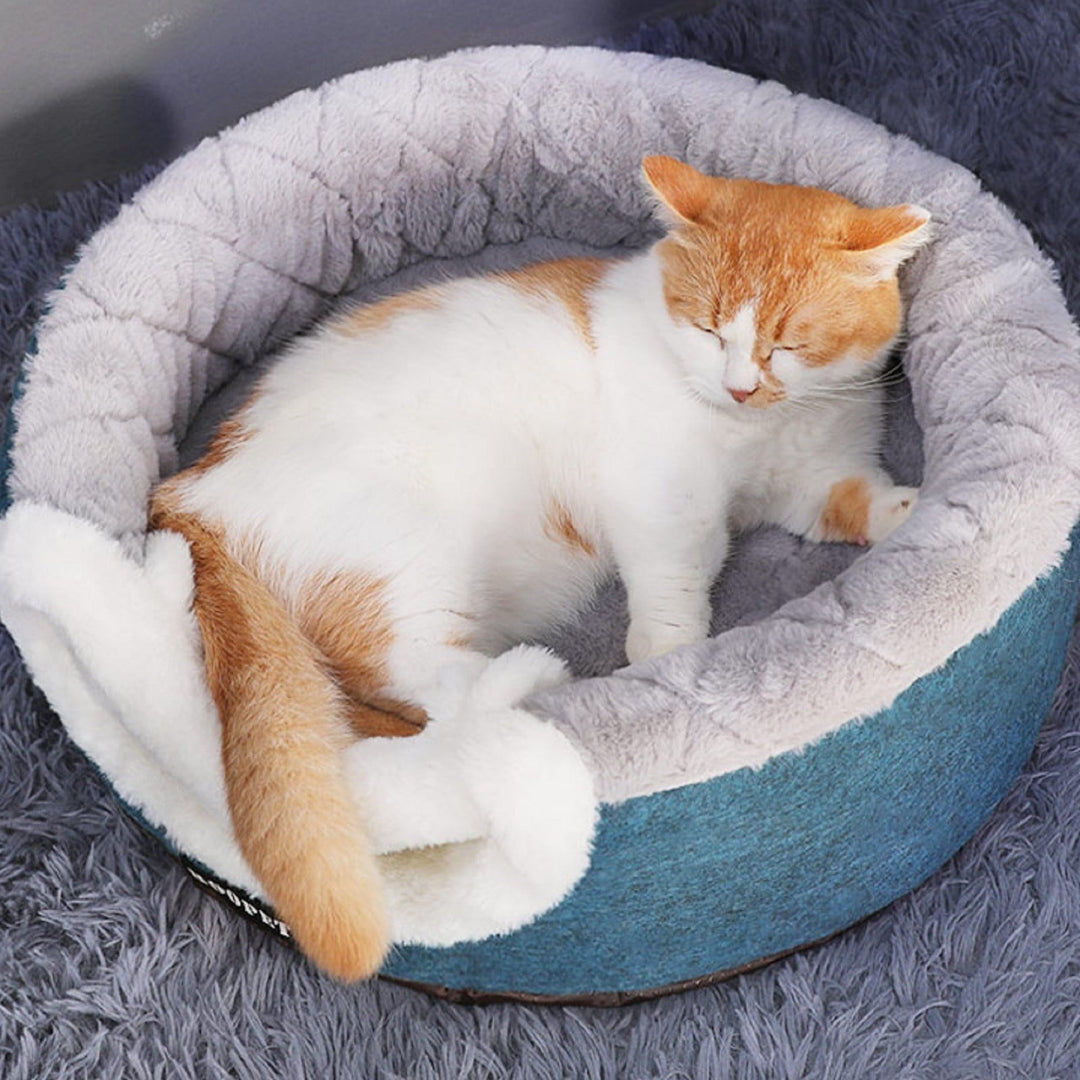 RoamHome Pet Warm House Thick Nests Autumn Winter Pet Nest for Mice Hamster Rabbit Small Animal Cotton Thermal Cage Household Small Animals Cage (Multicolor)