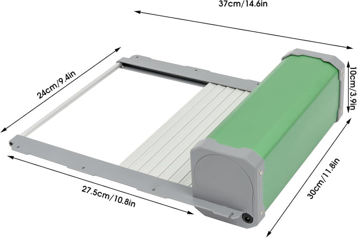 Automatic Chicken Coop Door Solar Powered, Auto Chicken Door Opener with Timer & Light Sensor, Aluminum Alloy Chicken Door with Remote Control & 4 Modes, Intelligent Obstacle Sensors, IP67