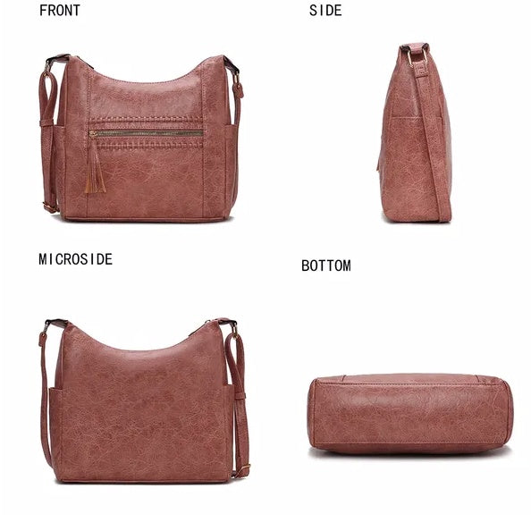 MKF Collection Marseille Women's Shoulder Bag Vegan Leather Handbag By Mia K