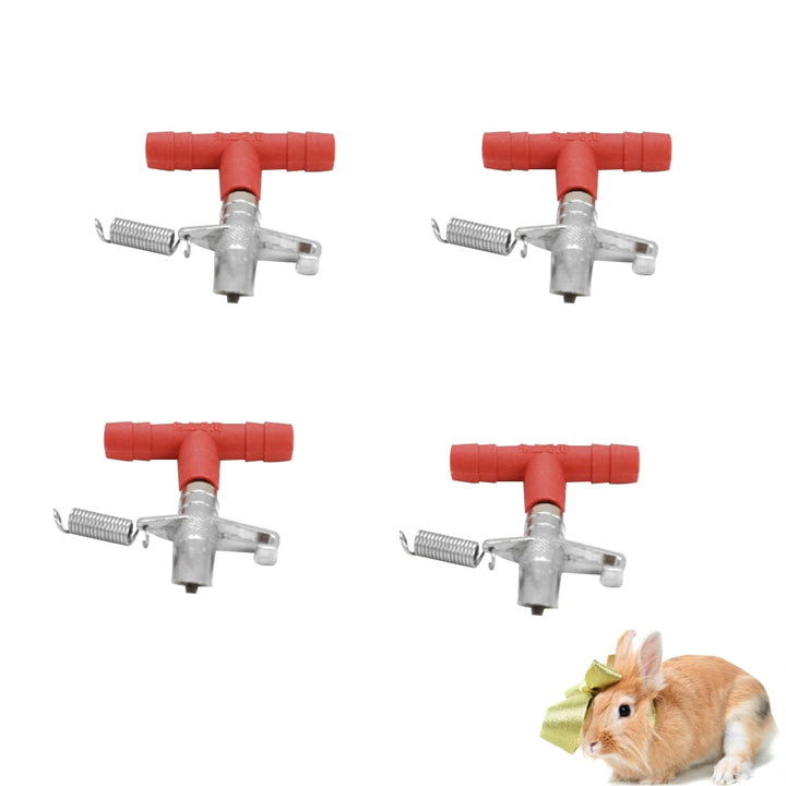 10 PCS Rabbit Drinking Equipment Small Animal Water Dispenser No-leak Rabbit Waterer Quail Waterer Rabbit Cage Drinker